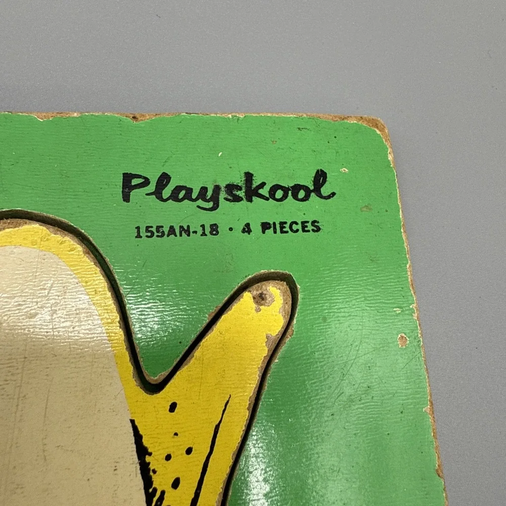 Playskool vintage wooden